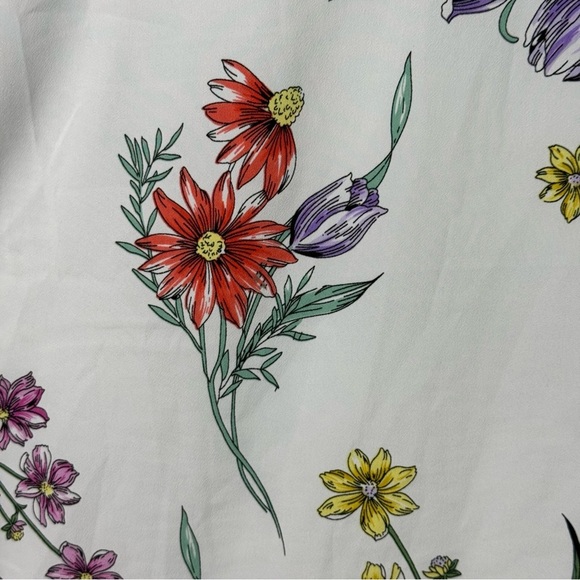 No Brand Gray and Floral Short Sleeve T-Shirt No Size - Picture 5 of 5